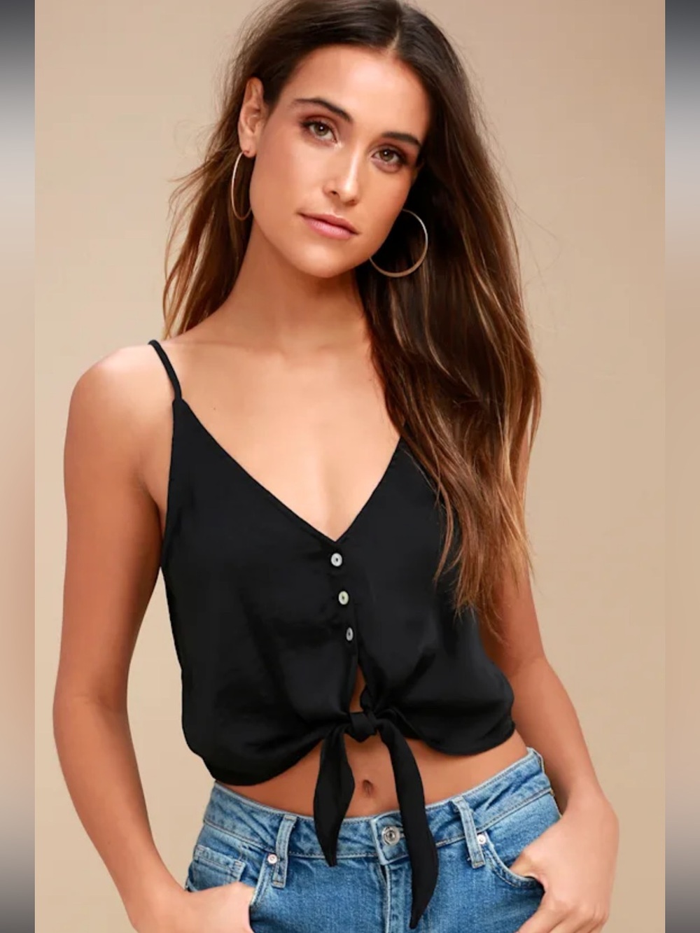 Free People Intimately Two Tie For You Brami Crop Top
